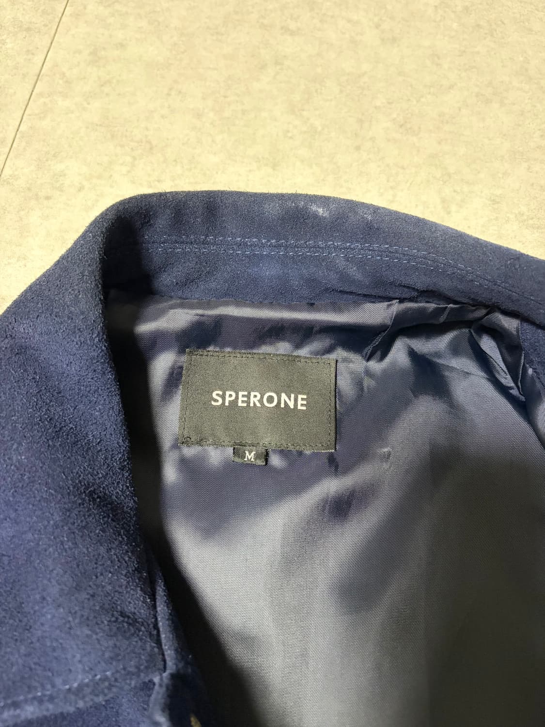 스페로네 스웨이드 스타디움 숏 자켓 상품이미지6