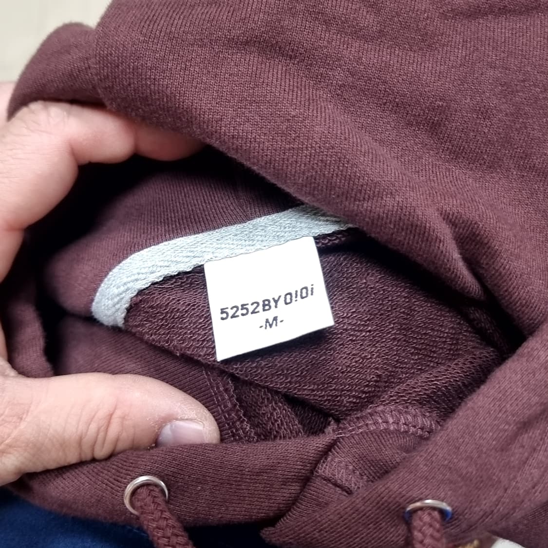 O!OI 우디 우드페커 버건디 후드티(실측) 상품이미지9