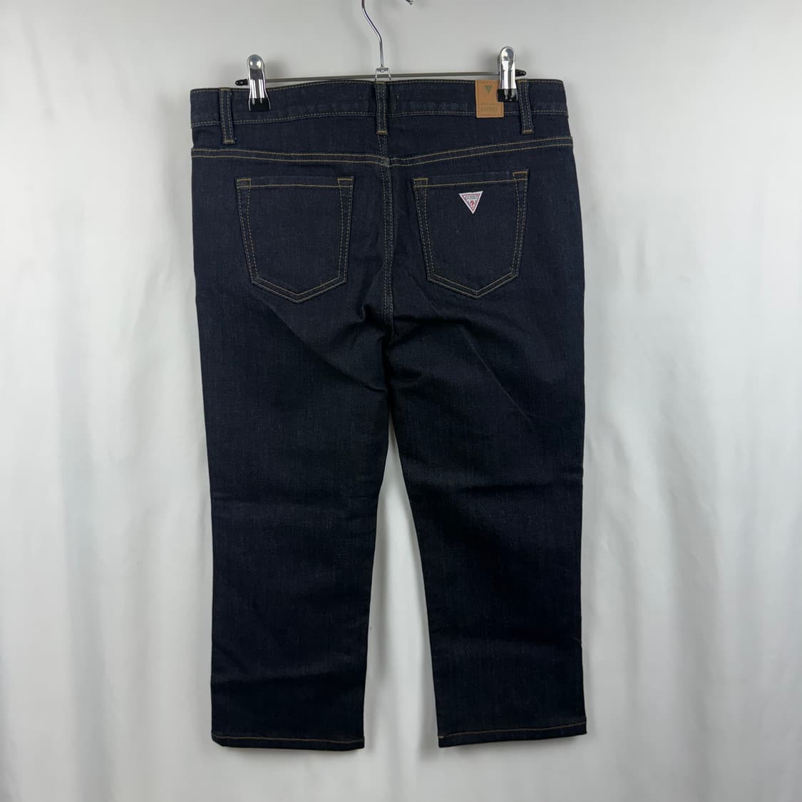 (30) 게스 크롭 진청 데님 팬츠 상품이미지5