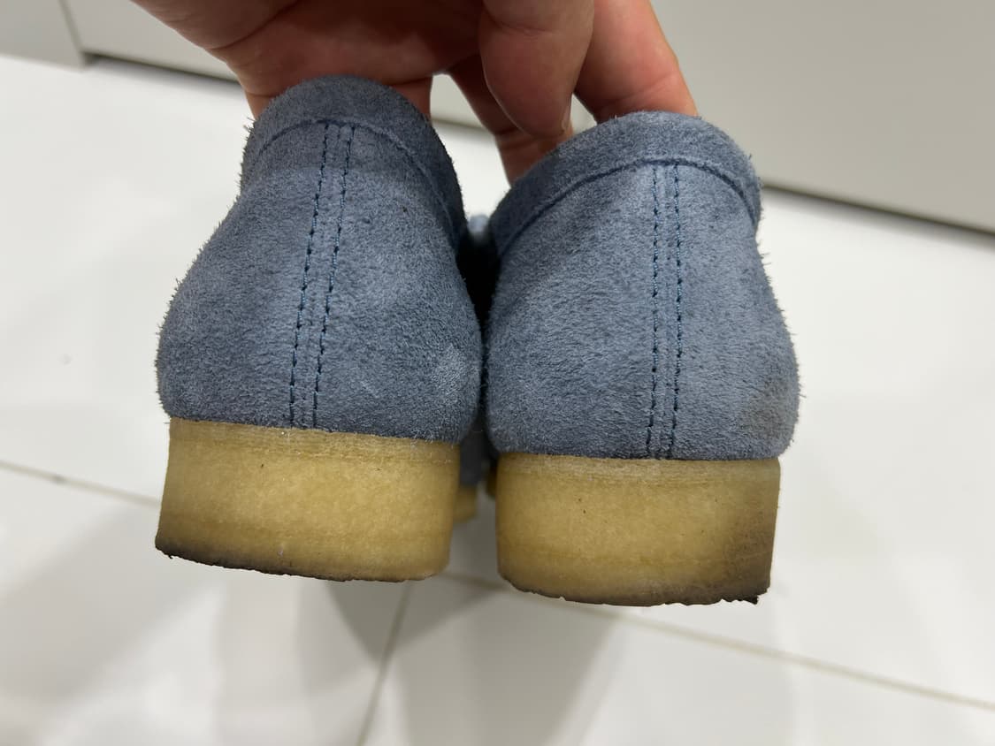 클락스 왈라비 블루 스웨이드 265mm(미국판) 1회 착용 상품이미지4