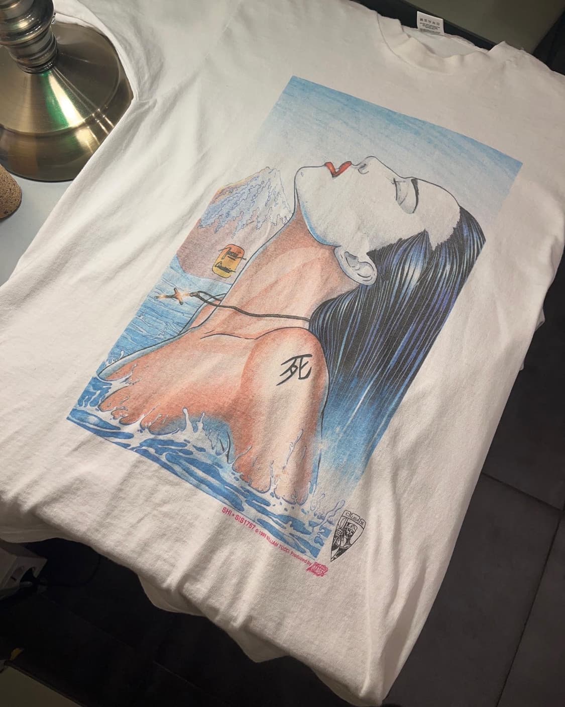 1995 윌리엄 빌리 투치 Shi 캐릭터 프린팅티셔츠 상품이미지1