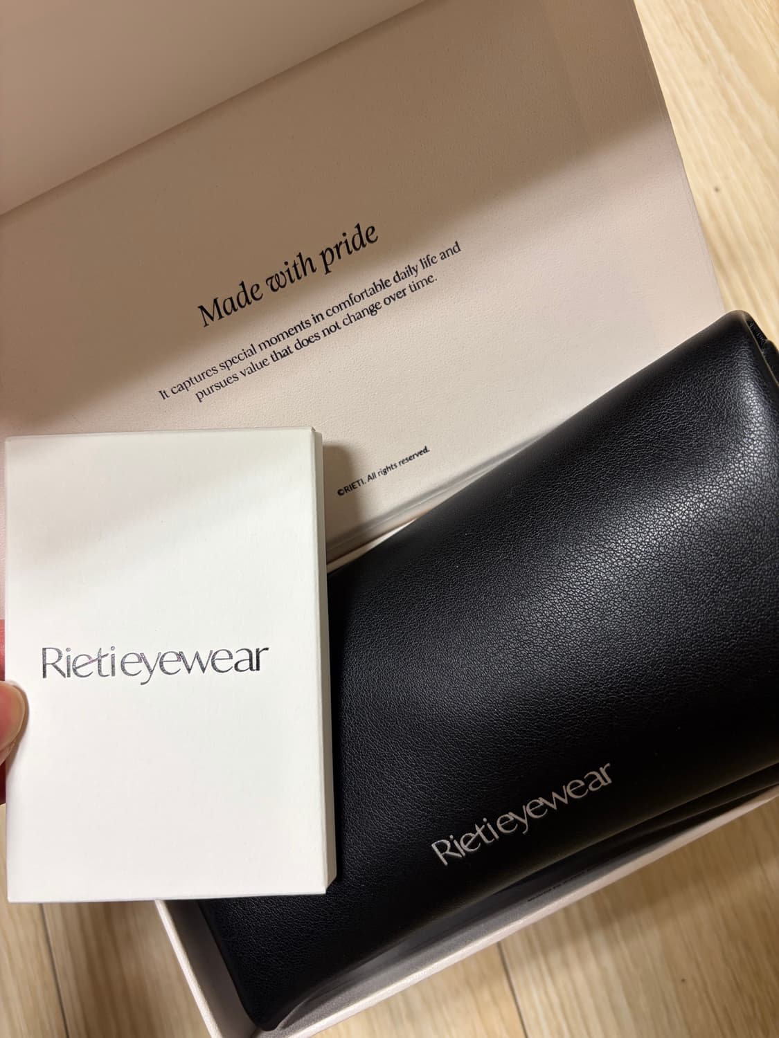 리에티) RIETI 무신사 안경 공용 트렌디함 풀구성품 상품이미지9