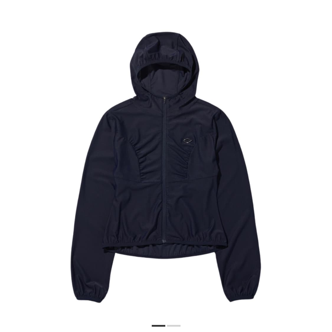 미스치프 후드 와플 집업 네이비 상품이미지1