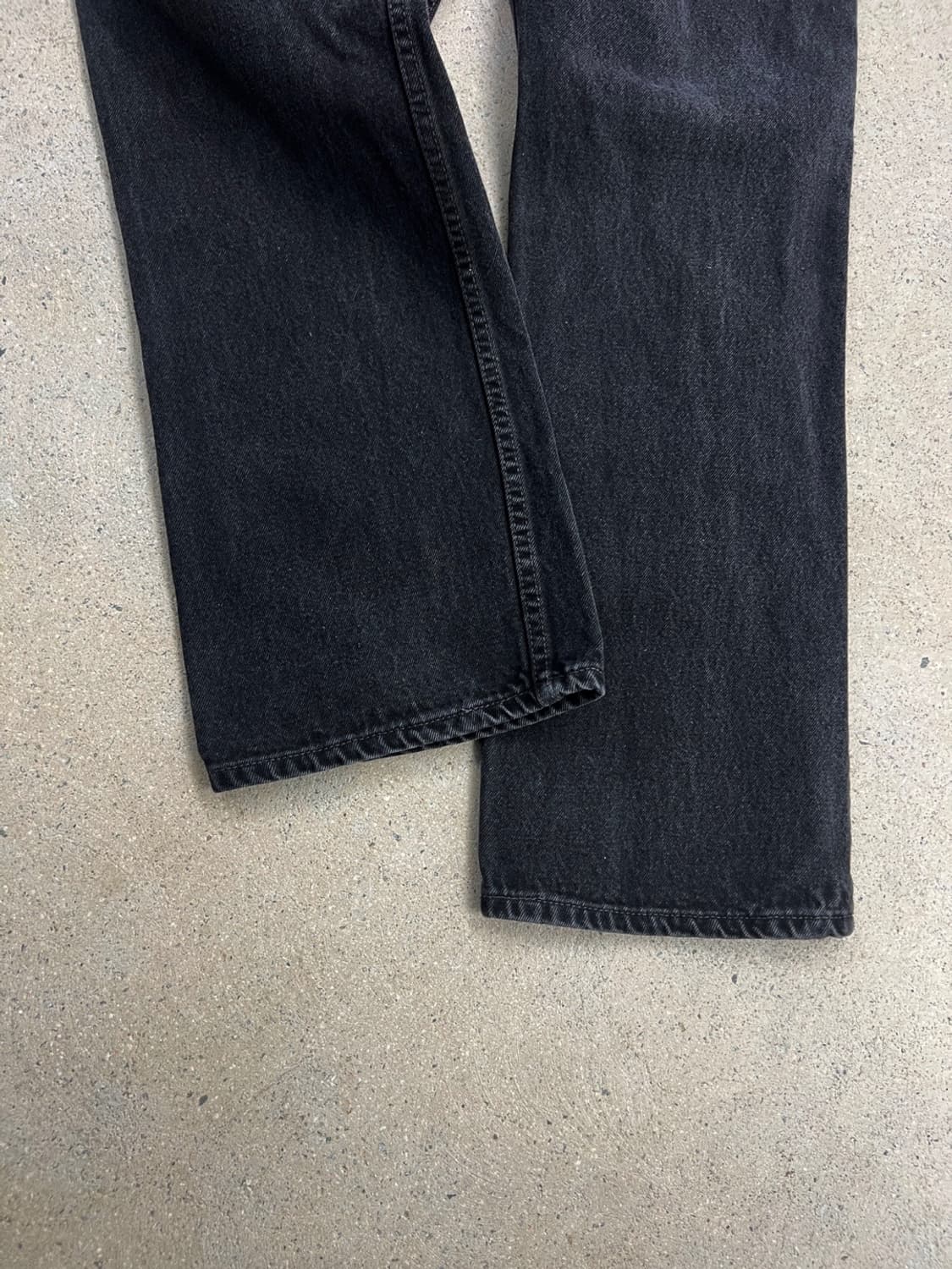 리바이스 90s 517 오렌지 탭 블랙 데님 팬츠 / 35 x 29 상품이미지6