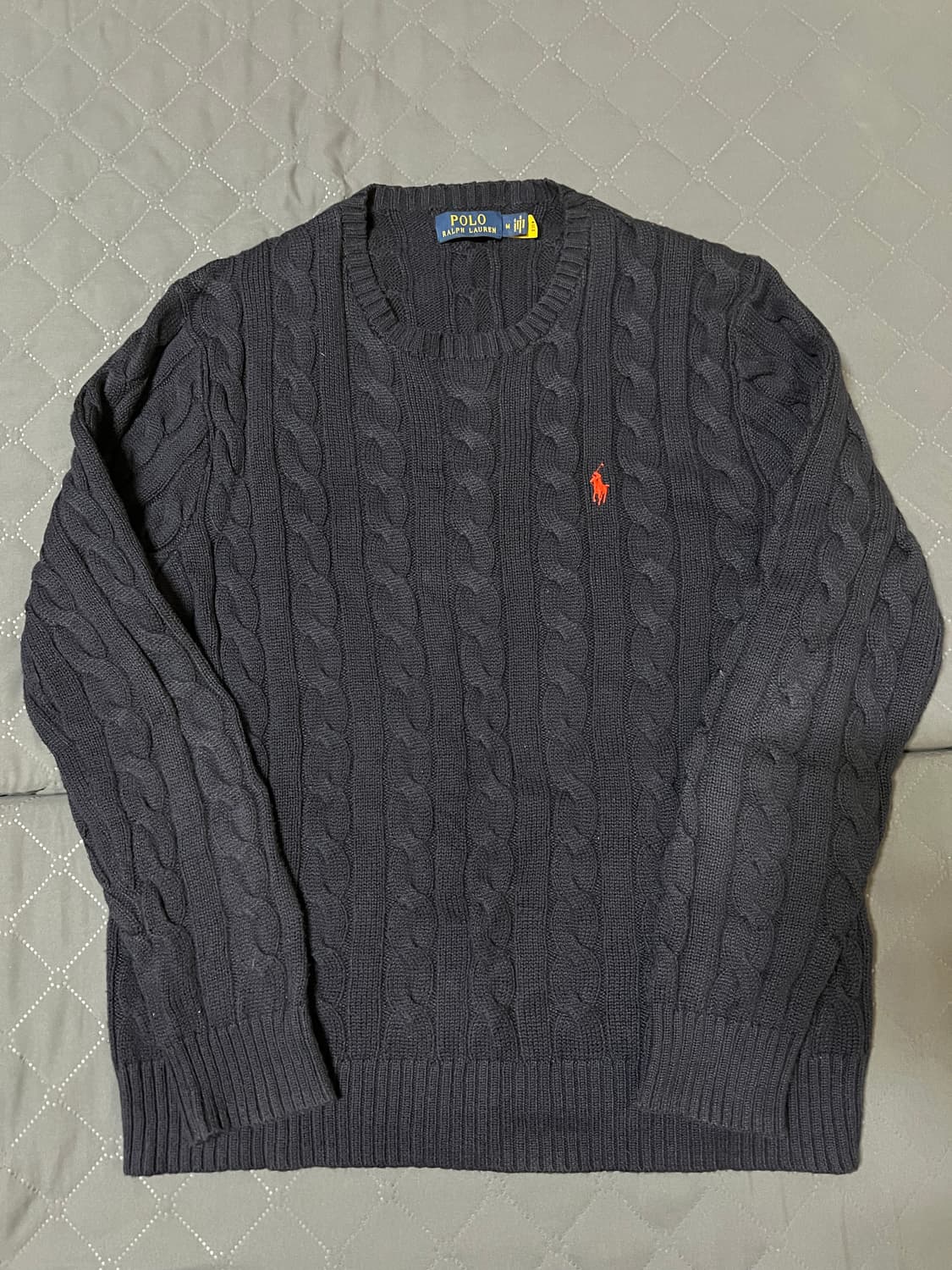 폴로 랄프로렌 케이블니트 네이비 상품이미지1