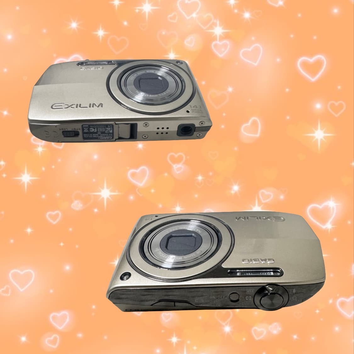 미품💛) 카시오 엑슬림 ex-z2300 골드 상품이미지4