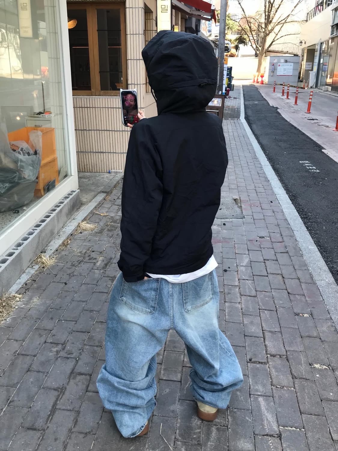 Bape Embroidery High Neck Windbreaker 상품이미지3