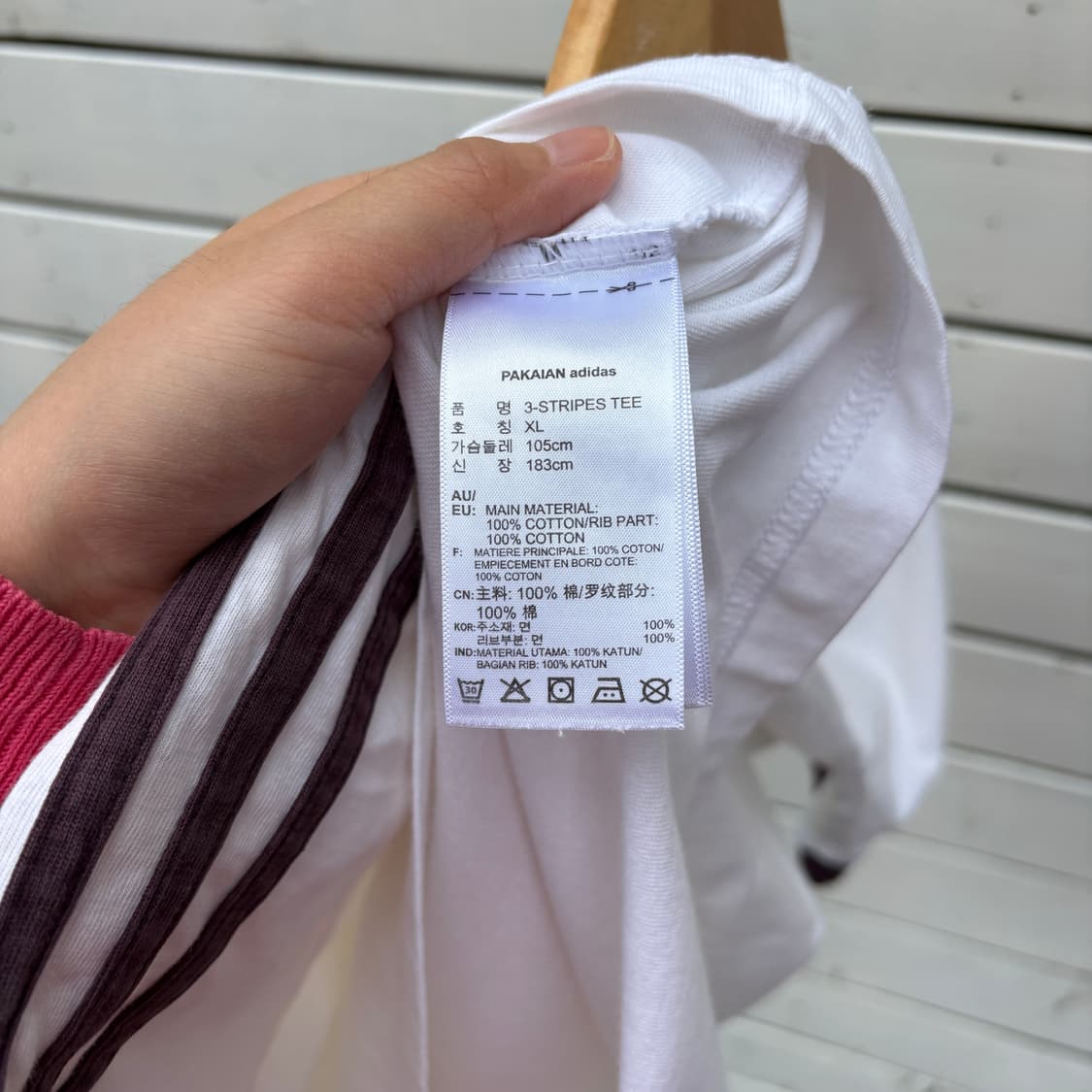 Adidas 아디다스 삼선 반팔 티셔츠 상품이미지7
