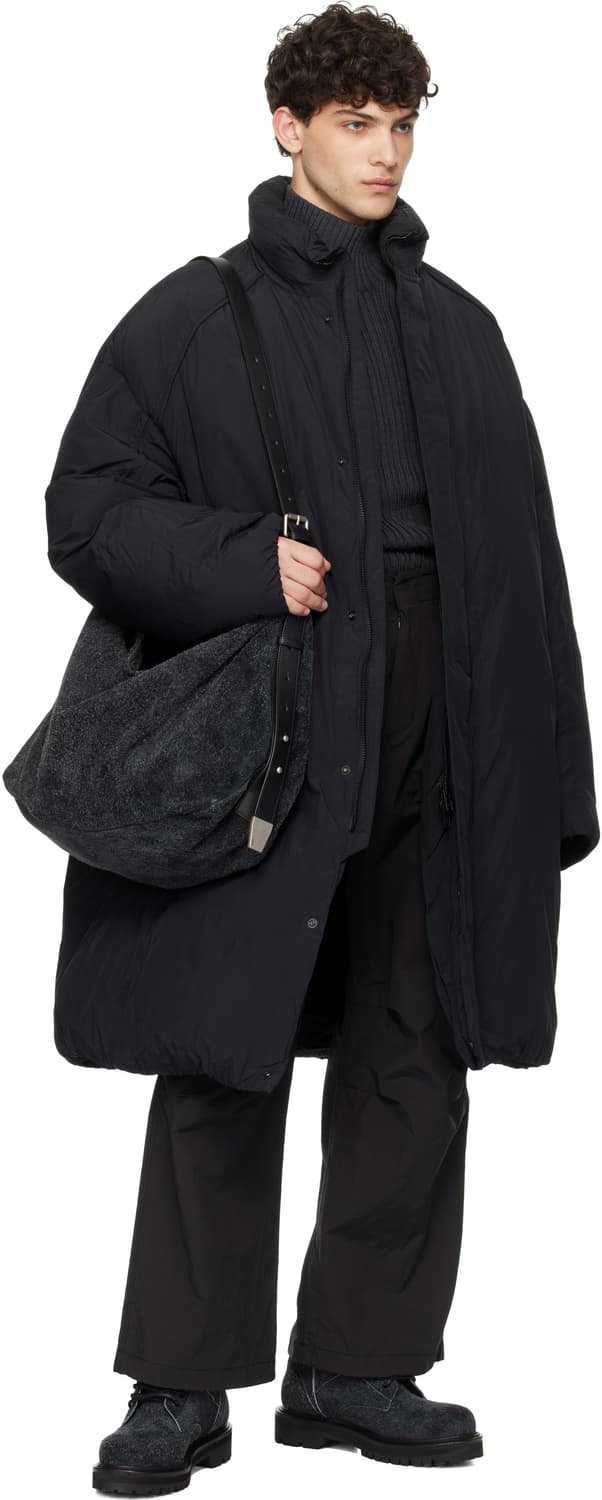 준지 가죽 누벅 호보 백 상품이미지7