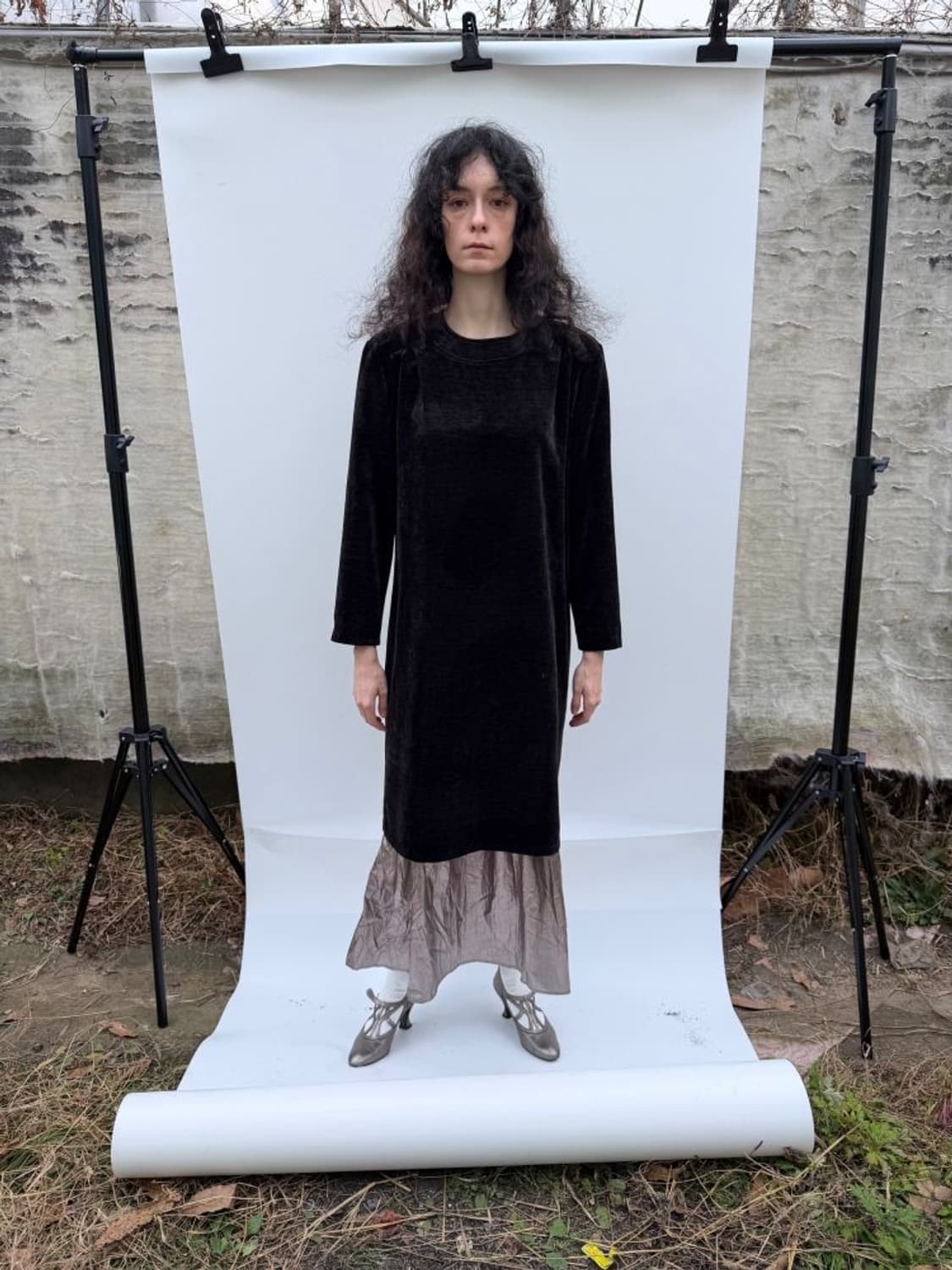 Eonts velvet dress 에옹쓰 벨벳 드레스 상품이미지2