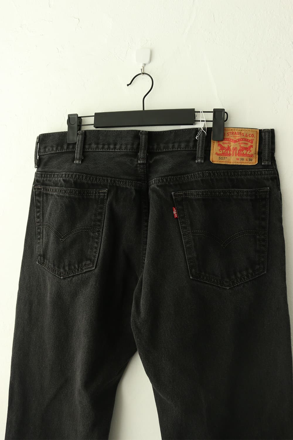 리바이스 517 블랙 부츠컷 데님 팬츠  상품이미지6