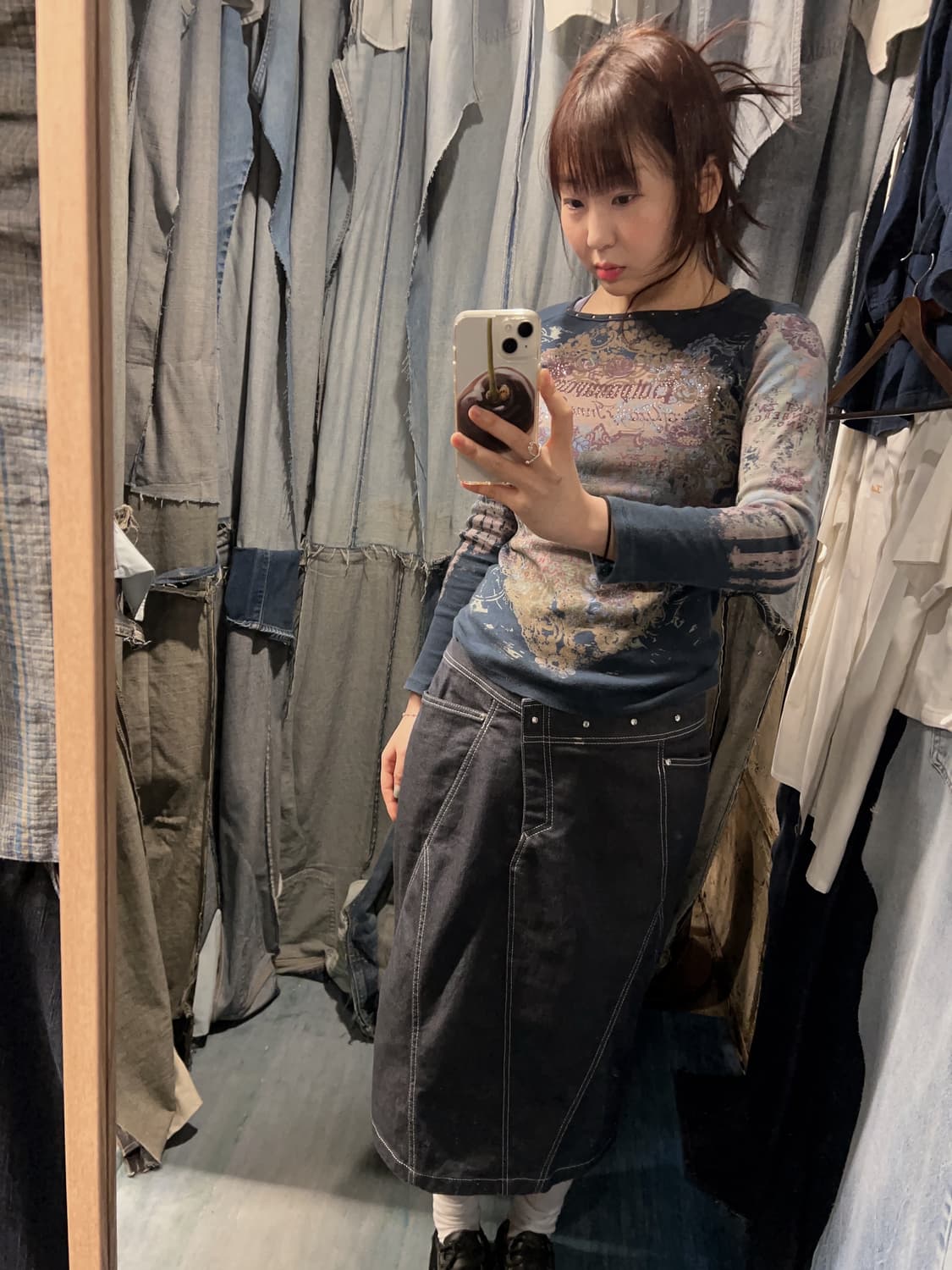 44-55) to the angel Printing Long Sleeve 상품이미지2