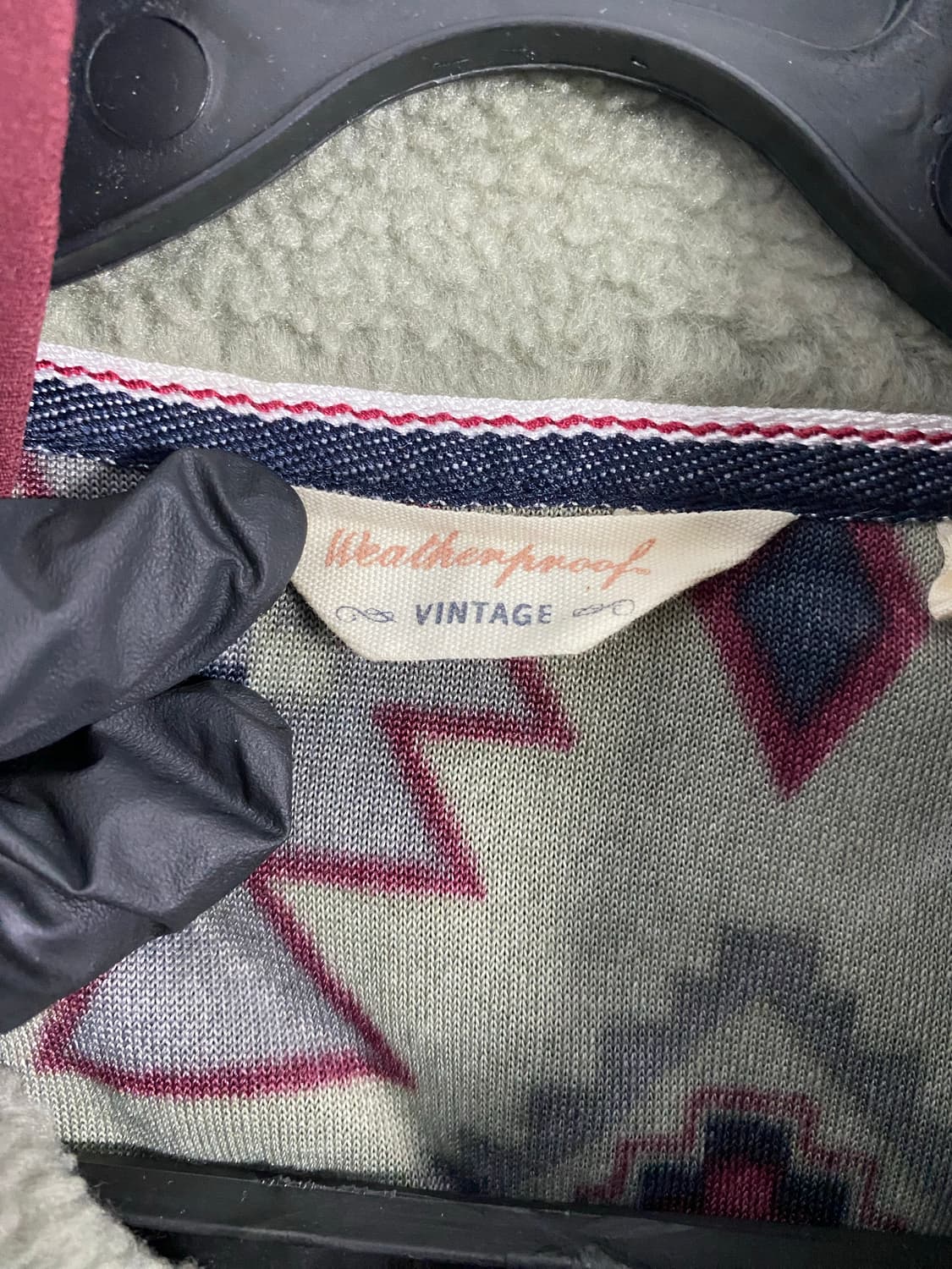 Weatherproof vintage 아즈텍 플리스 풀오버 반집업 L 상품이미지4