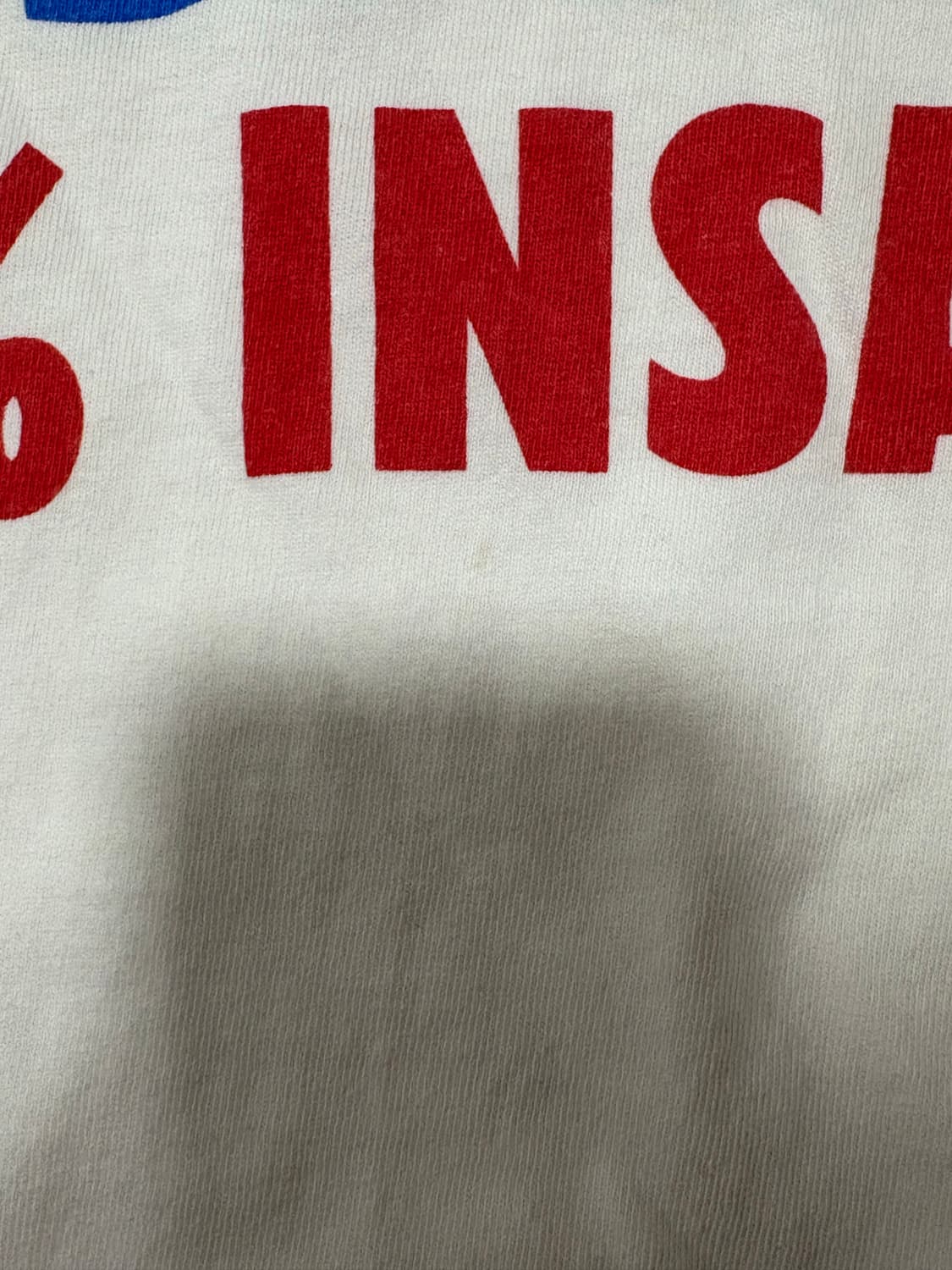 [XL]세인트 마이클 인세인 숏슬리브 티셔츠 화이트  상품이미지3