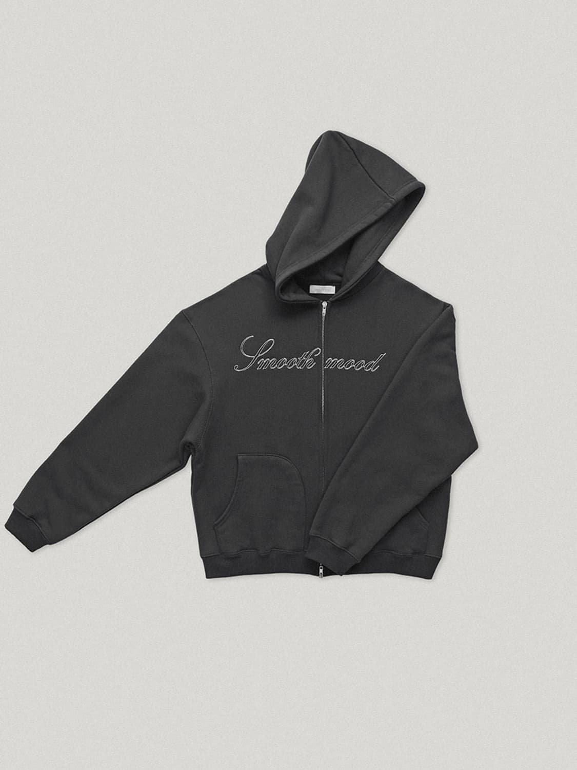 Smoothmood Charcoal Tully Hooded Zip Up 상품이미지1