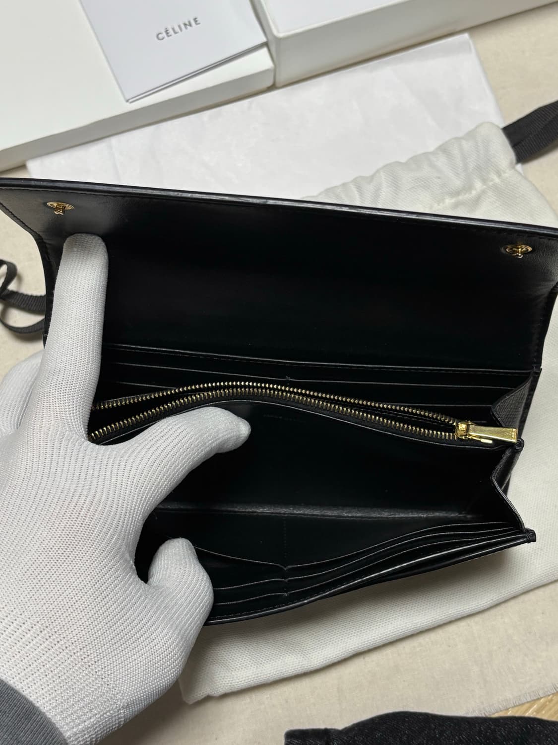 [풀구성] 셀린느 플랩 장지갑  상품이미지8