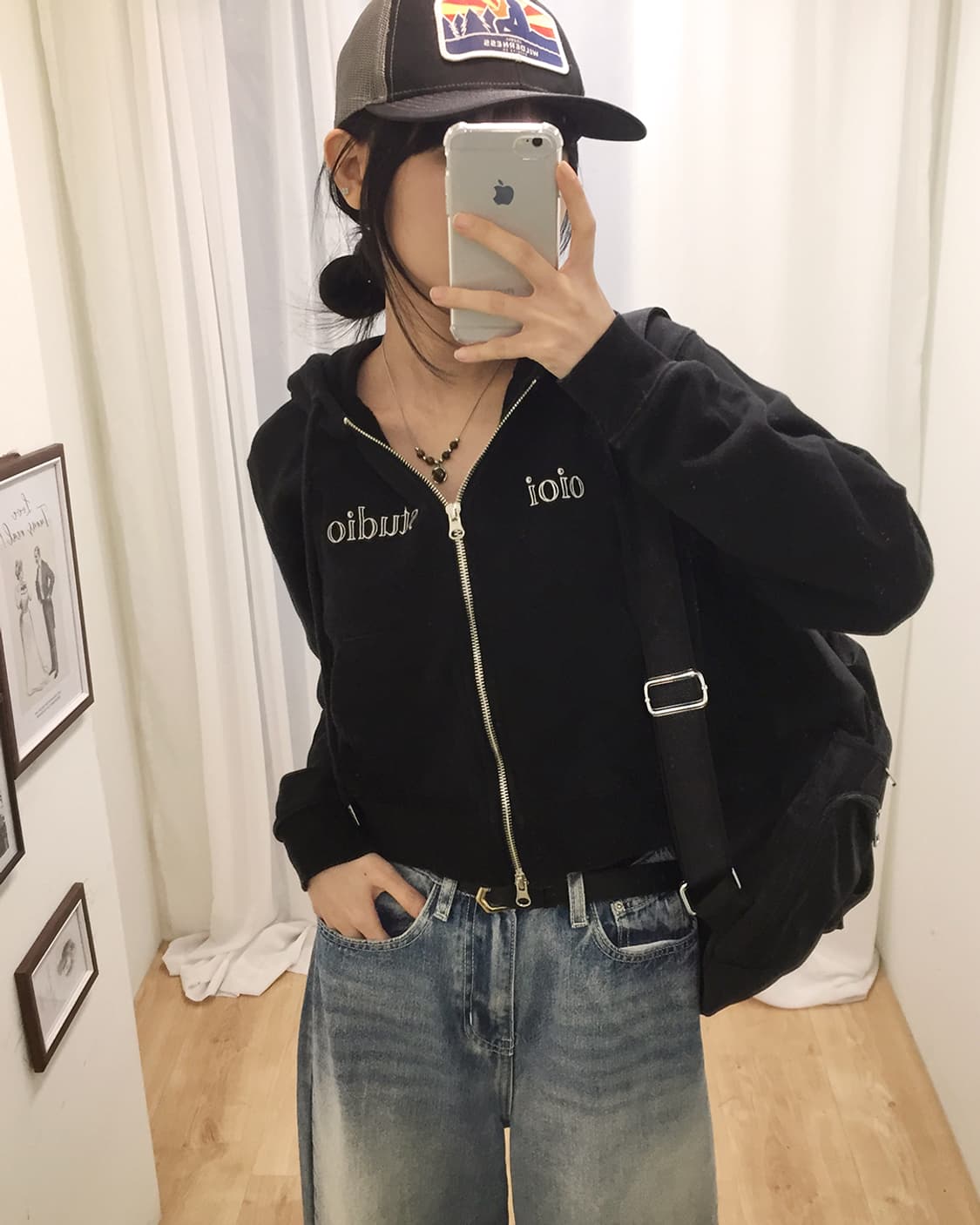 Women Oioi Hoodie Zip-up 100 상품이미지3