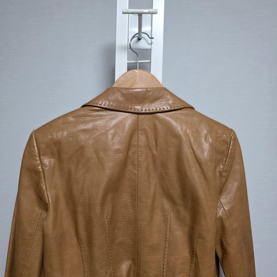 알마니 컬렉션 브라운 양가죽 자켓 상품이미지6