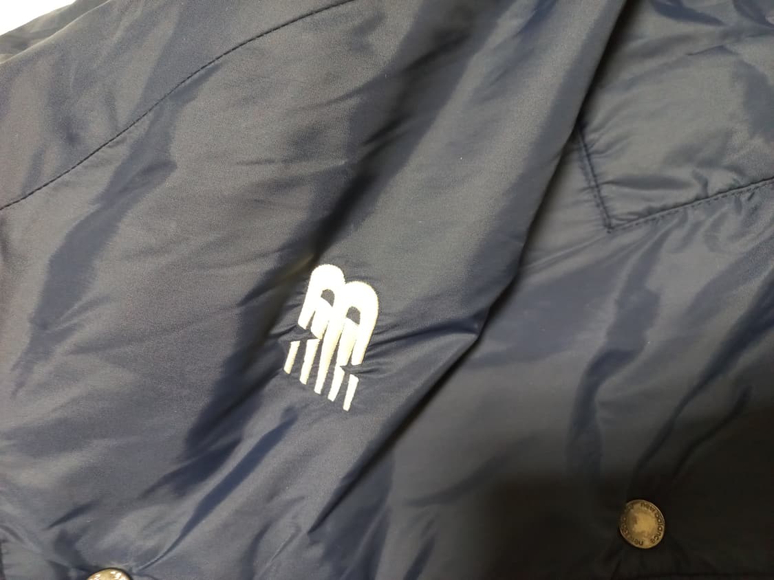 뉴발란스 리버시블 양털 롱 패딩네이비 상품이미지4