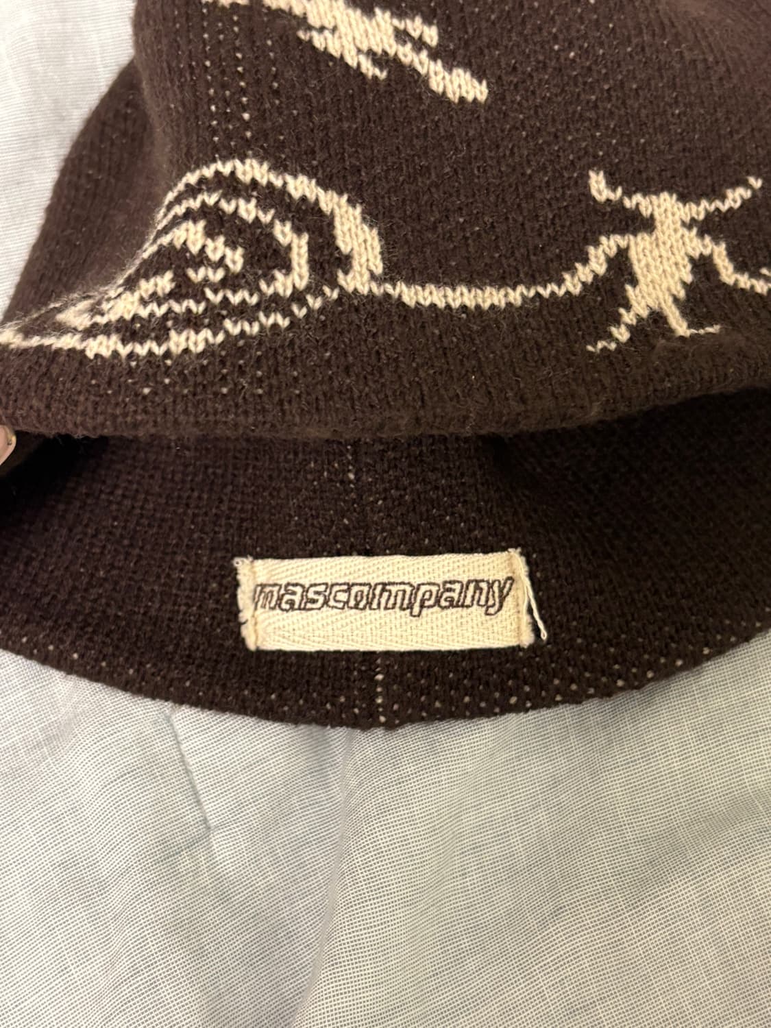 Mascompany fossil beanie brown 상품이미지4