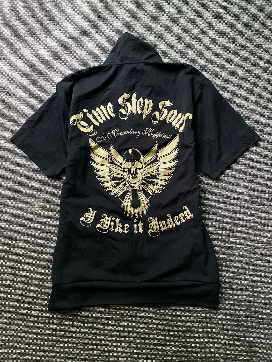 [TimeStep] Y2K Gold Print Punk Zip Up 상품이미지6