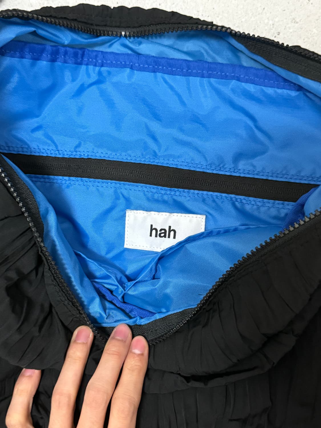 하 아카이브 ctr 플리츠 하이브리드 숄더 크로스백 상품이미지3