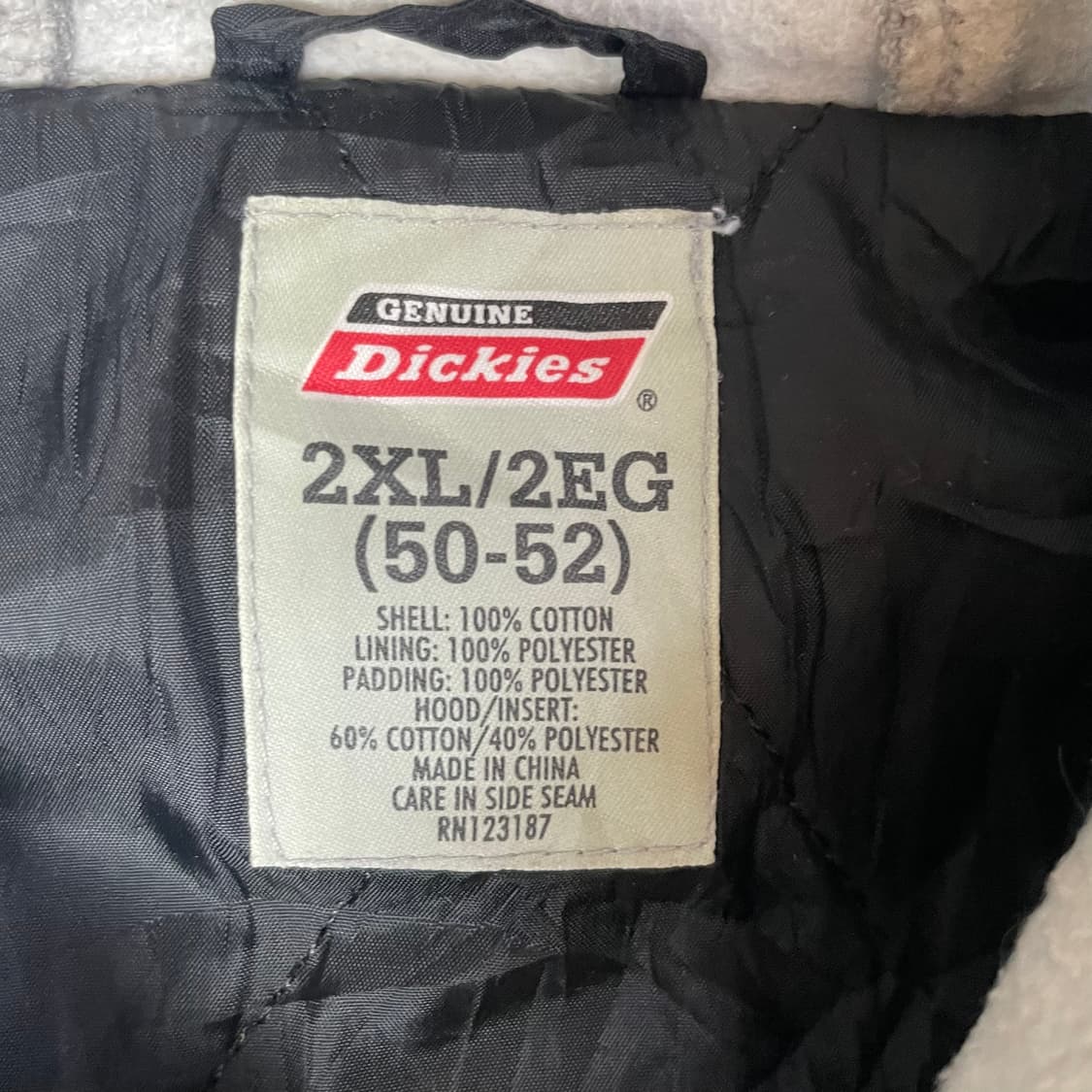 디키즈 브라운카멜 후드 워크 자켓 2XL 상품이미지4