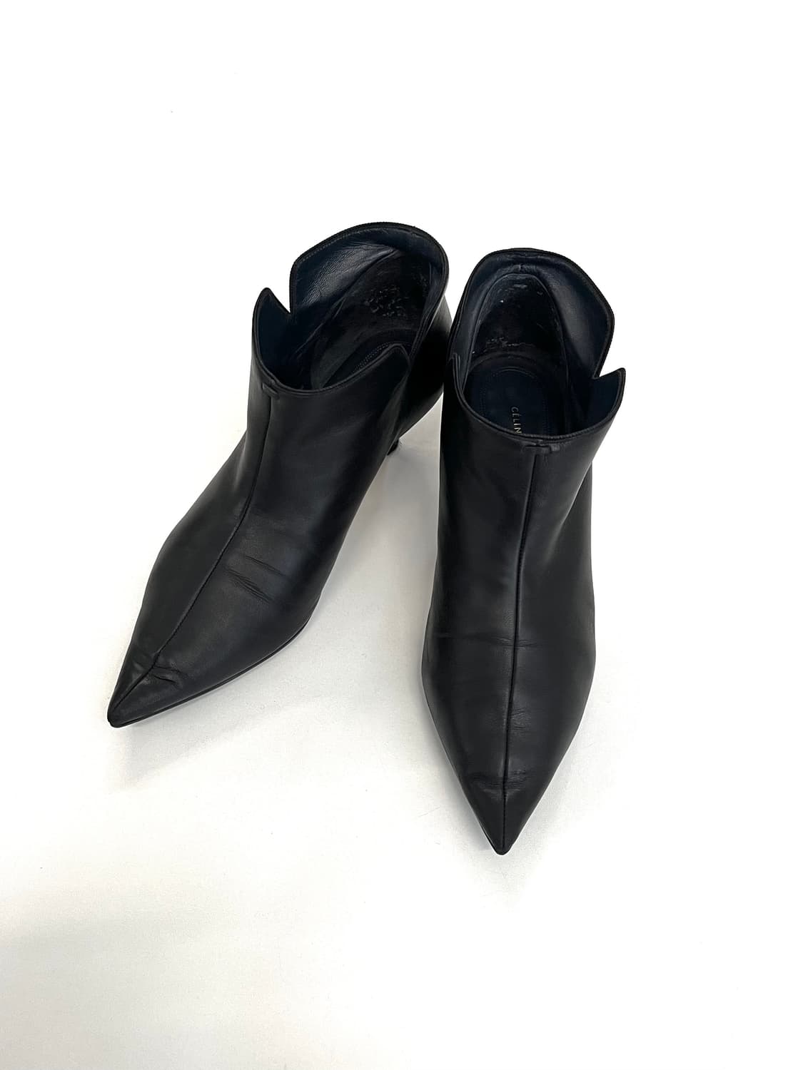 셀린느 피비 파일로 나이프힐 레더 앵클 부츠 상품이미지9