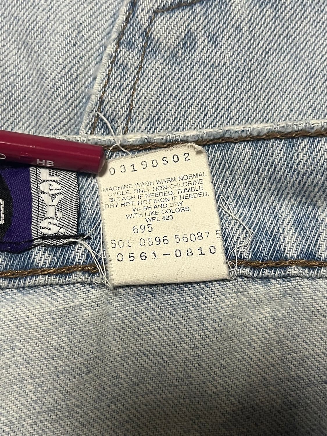 90s usa 리바이스 실버탭 데님 팬츠 배기핏 상품이미지5