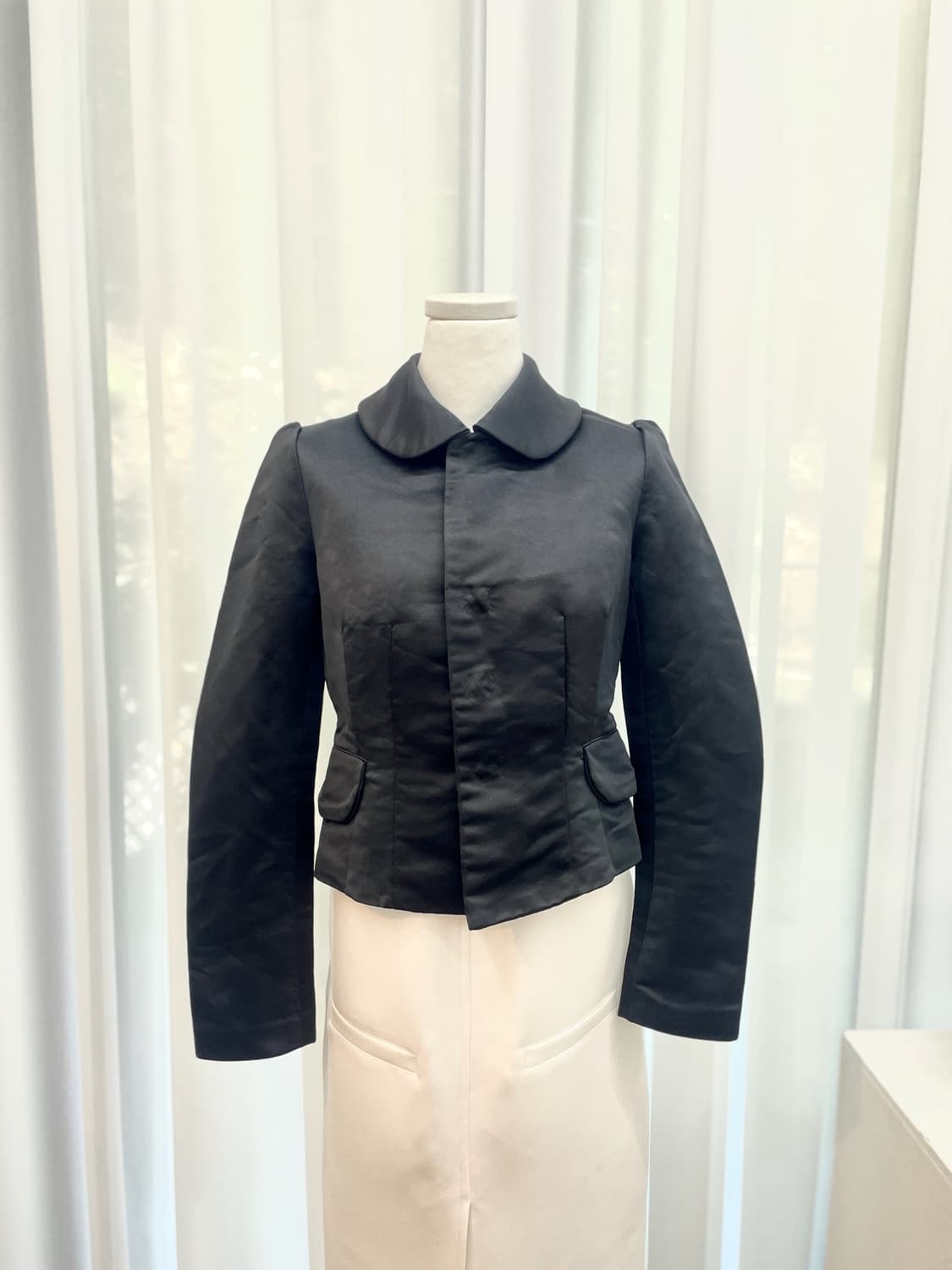 꼼데가르송 라운드카라 훅 재킷 / 2018AW 컬렉션 상품이미지6