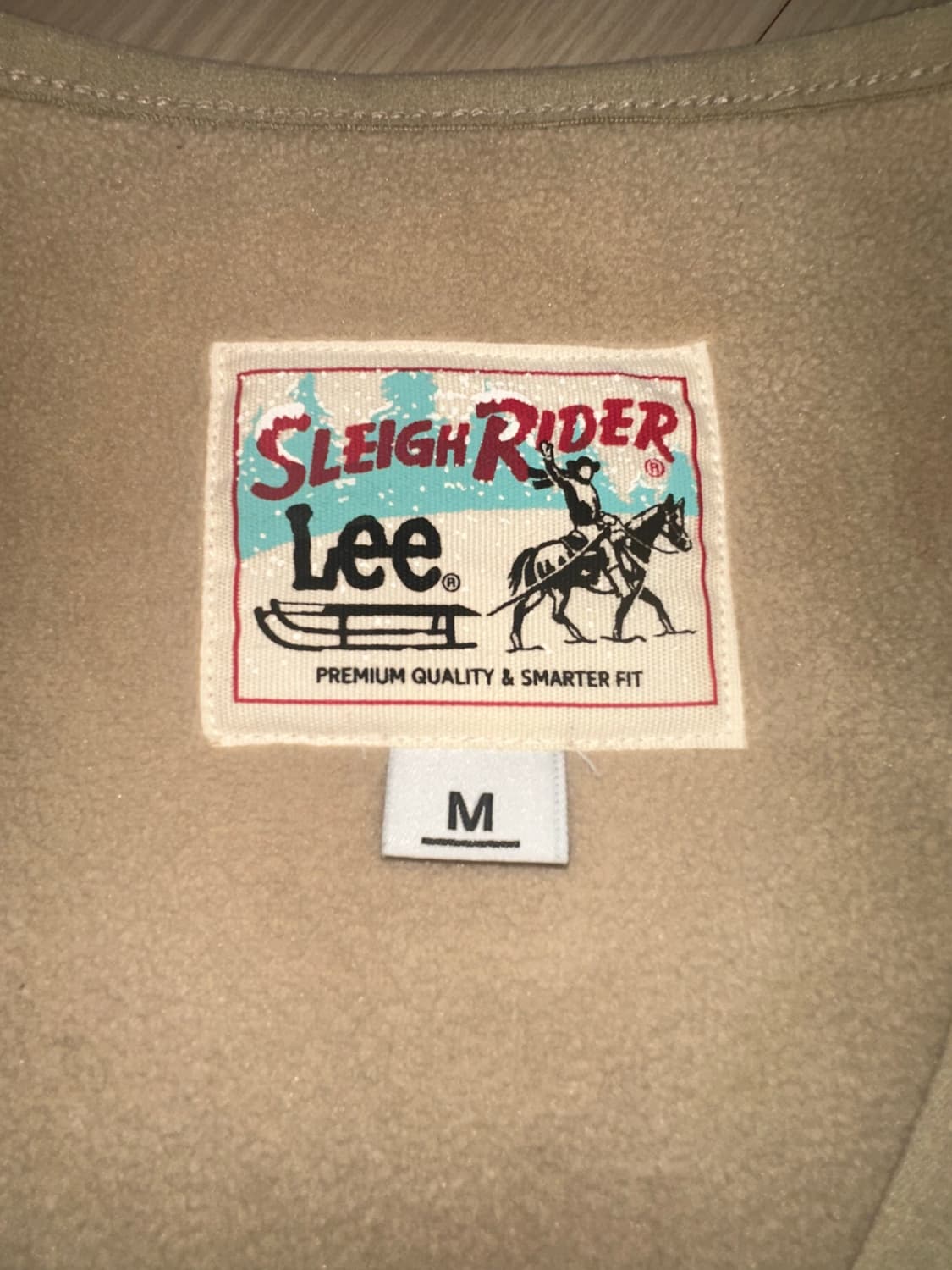 Lee V neck fleece jacket 상품이미지2