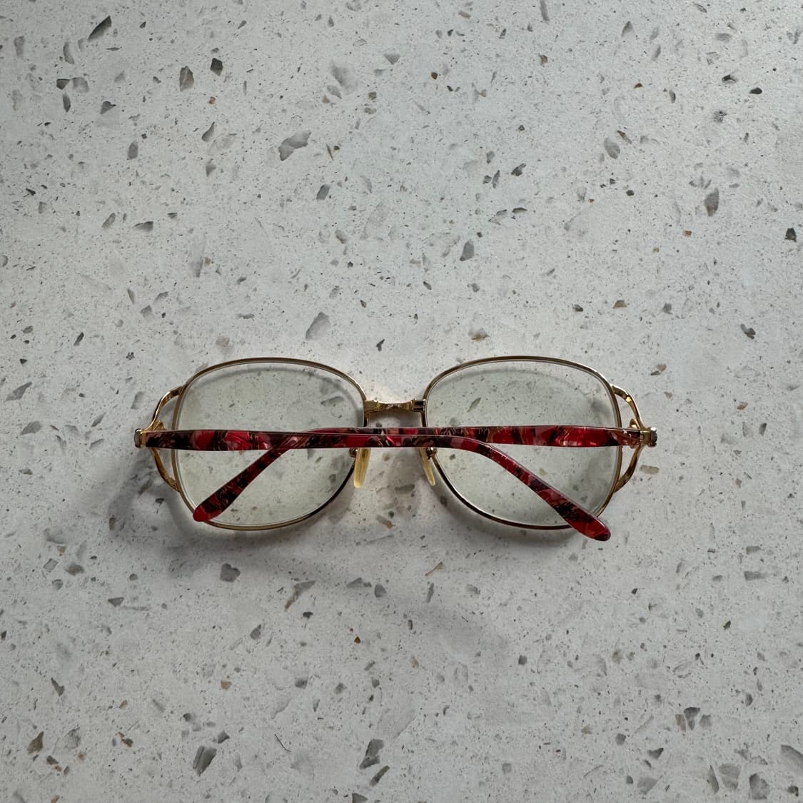 빈티지 골드 프레임 안경 상품이미지2