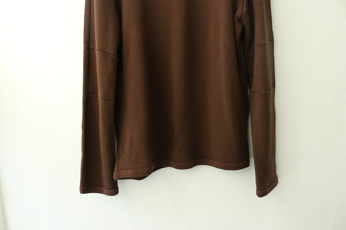 넘버나인 브라운 롱슬리브 니트  상품이미지5