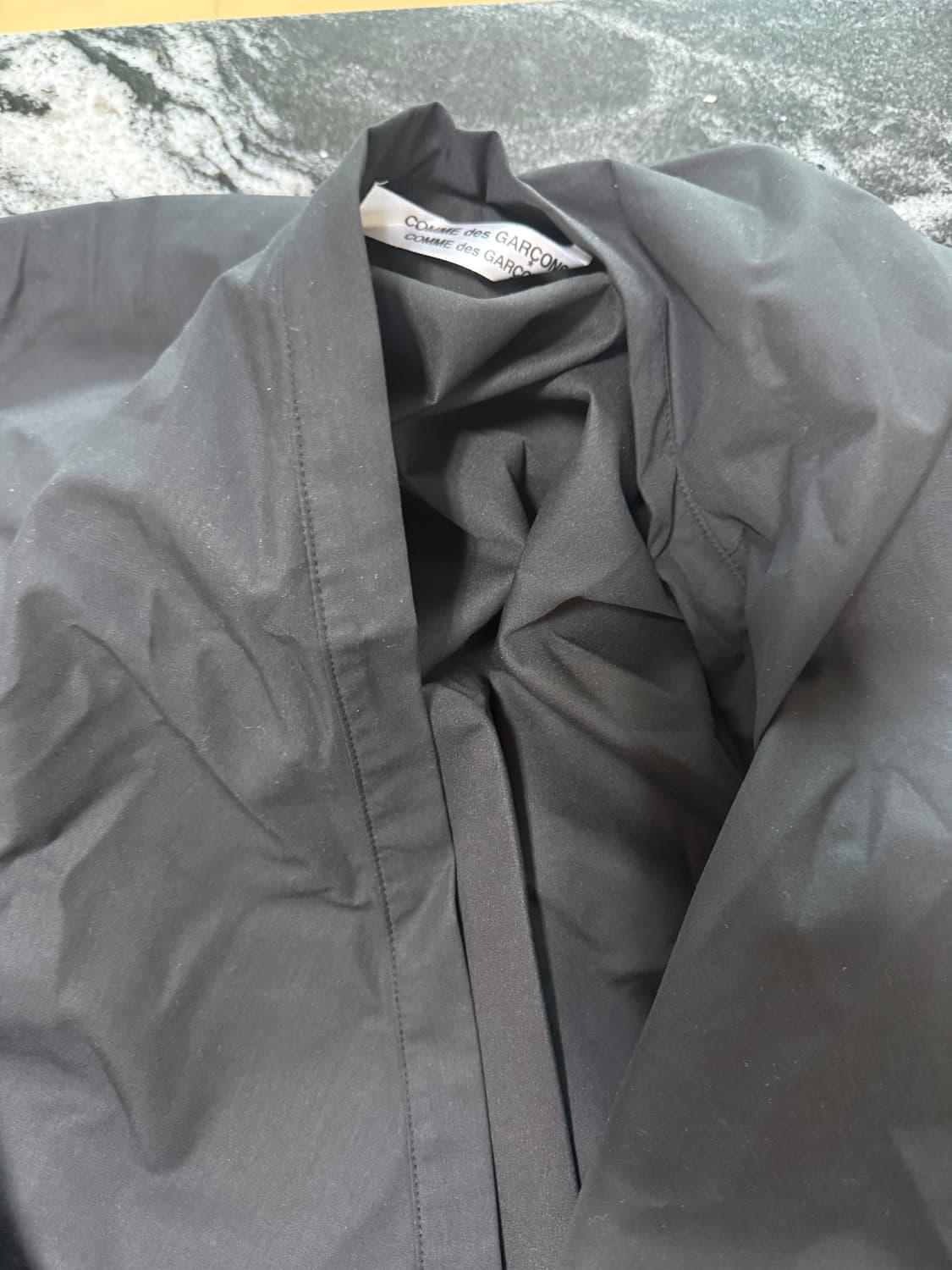 꼼데가르송 유카타 블랙 셔츠 드레스 상품이미지2