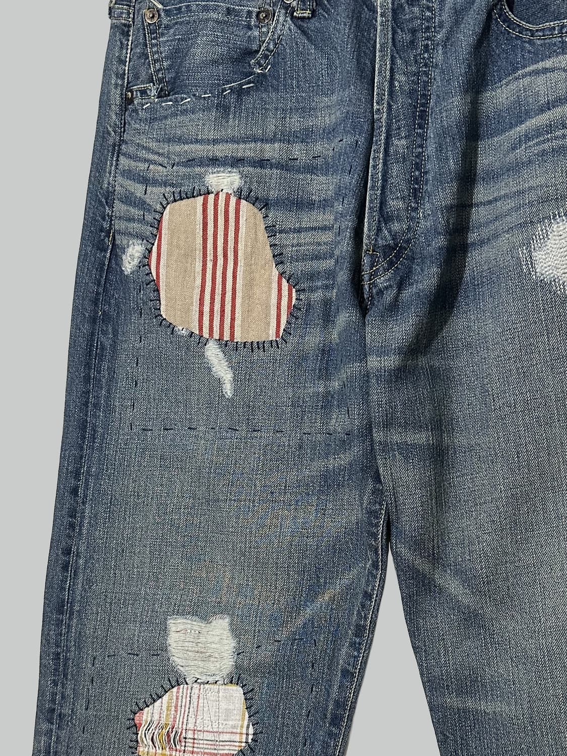 준야 와타나베 리바이스 패치 데님 상품이미지3