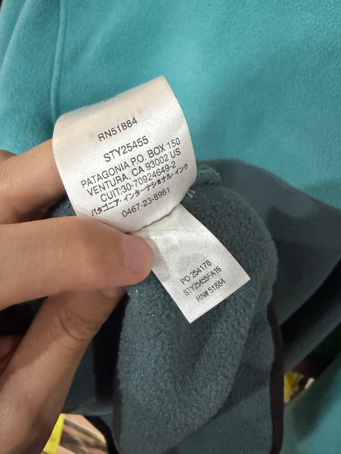 J24 파타고니아 신칠라 스냅티 플리스 M 상품이미지5