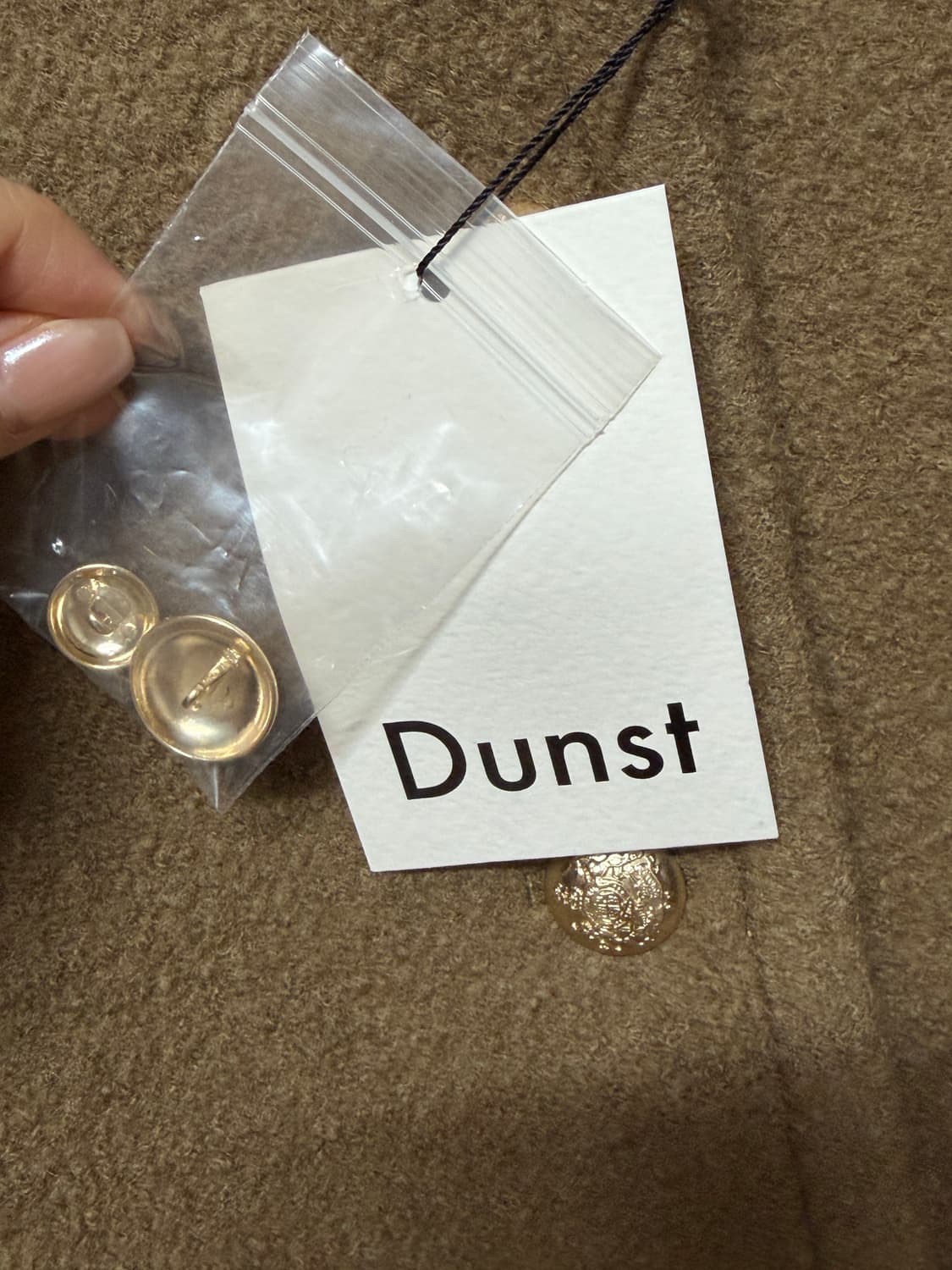 [새상품] 던스트 트위드 자켓 카멜 S 상품이미지5