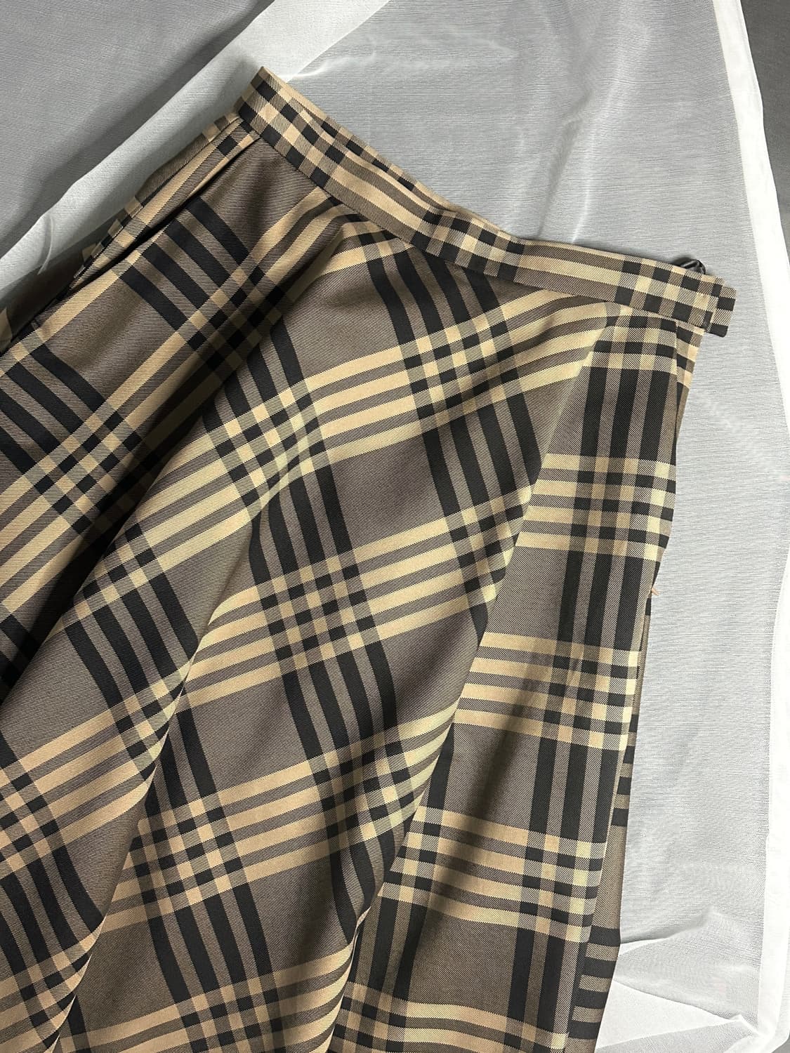 United arrows tokyo 체크패턴 롱치마 상품이미지2