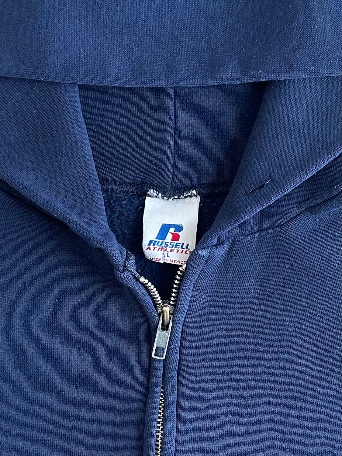 00s 빈티지 러셀 후드집업 네이비 L 상품이미지6