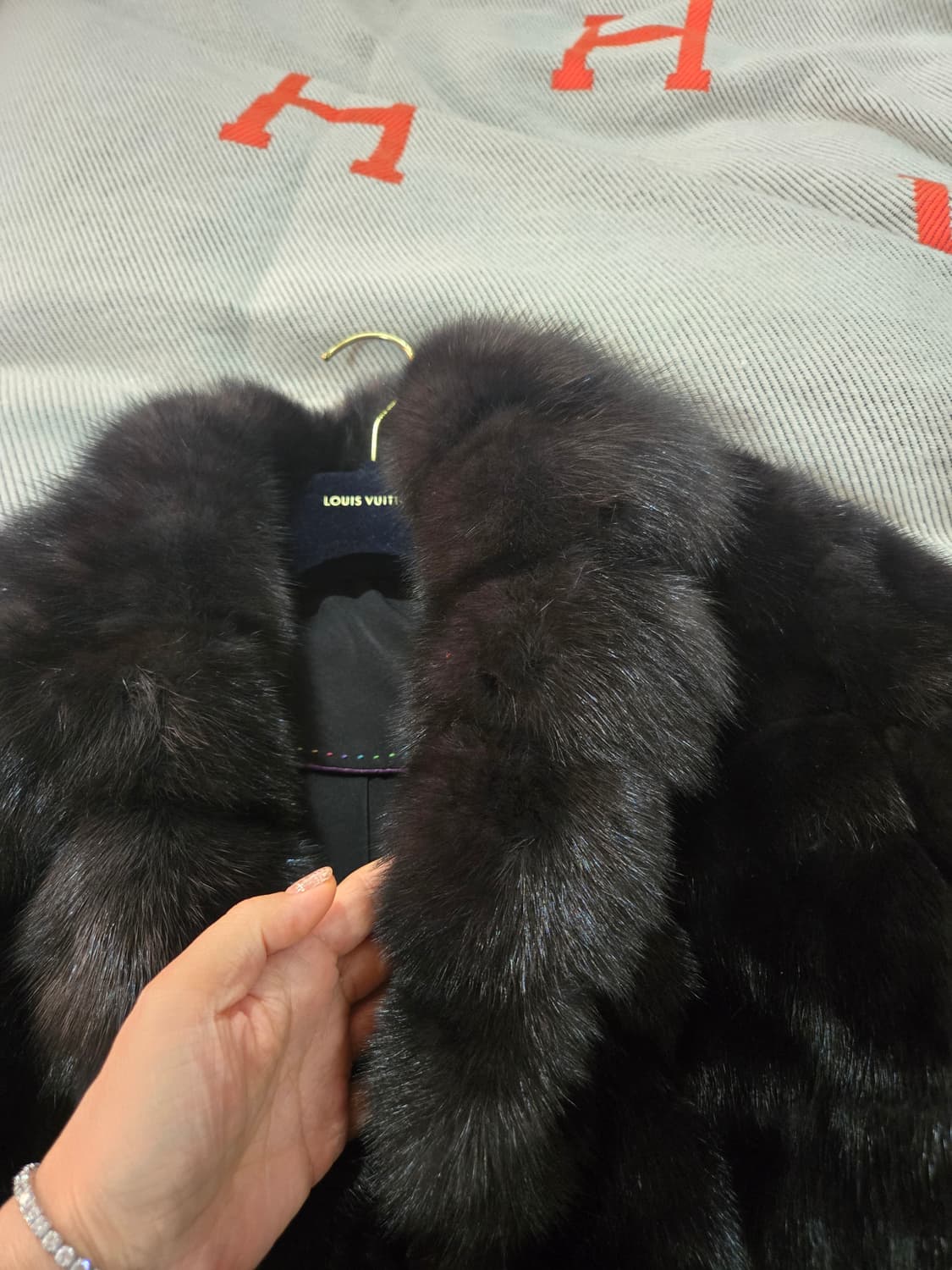 (새상품)주말특가  블랙세이블코트 상품이미지8