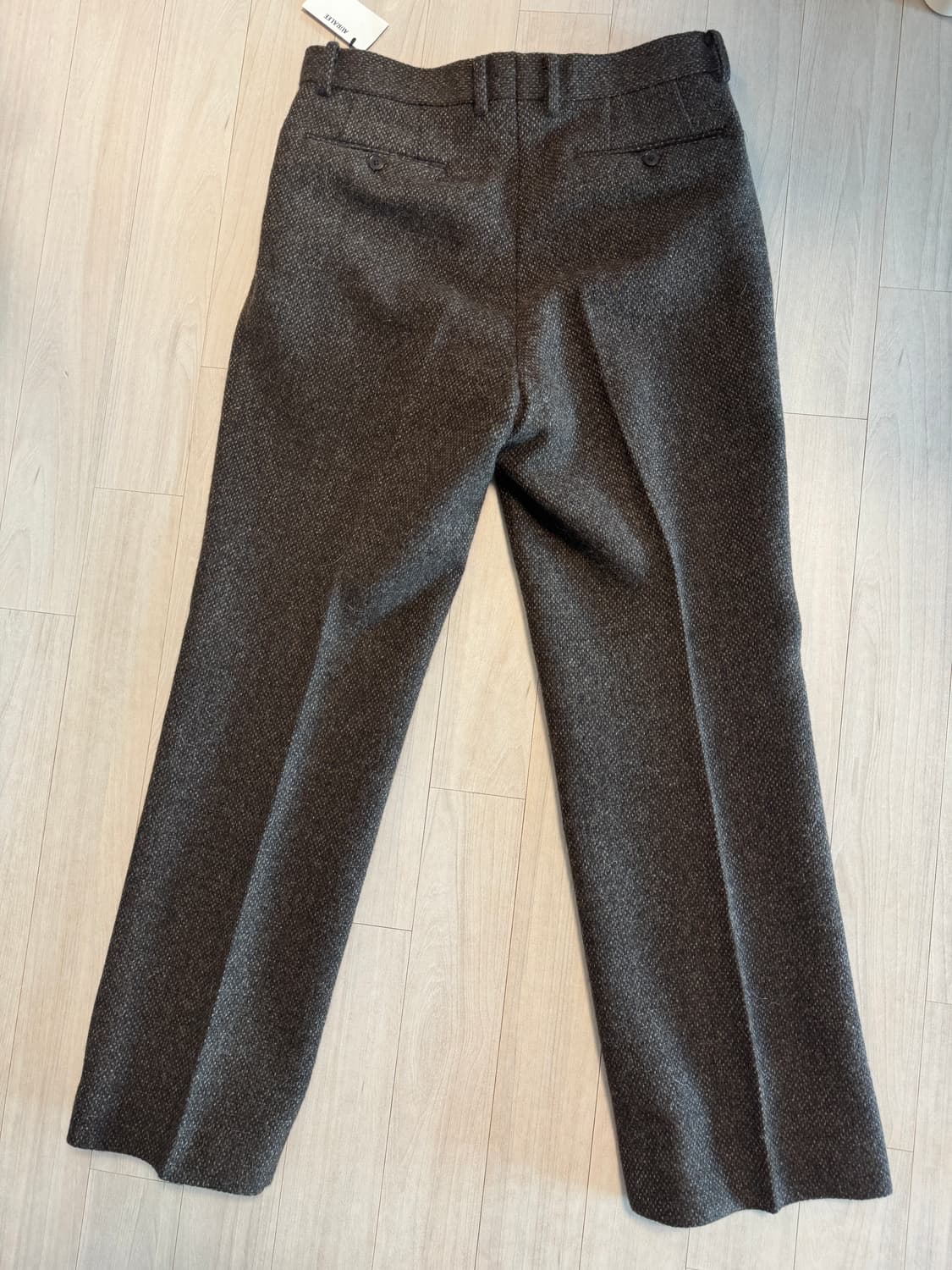 24fw 오라리 라마 셰틀랜드 울트위드 슬랙스 팬츠 5 상품이미지2