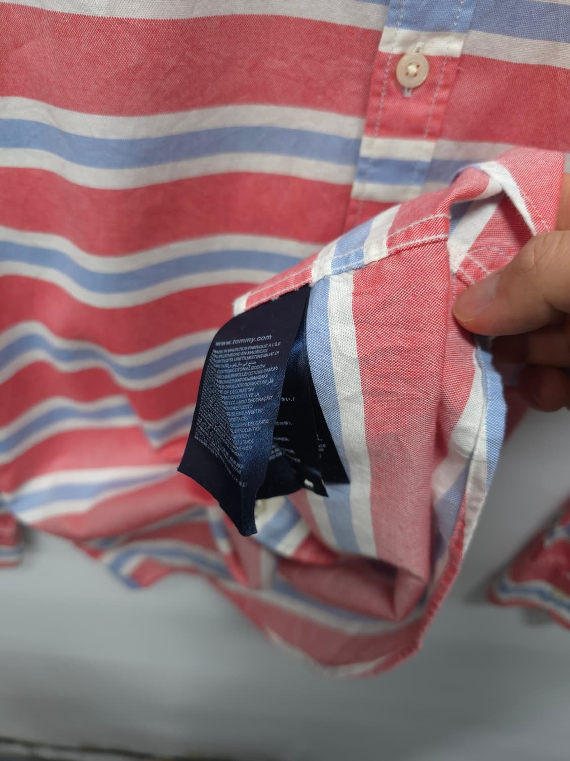 타미힐피거 봄여름 스트라이프 셔츠 (95-100) 상품이미지10