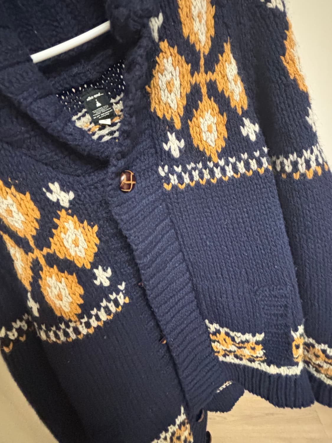 niko and 노르딕 니트 가디건 일본 빈티지 상품이미지2