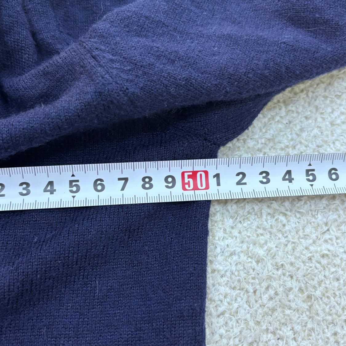 실측확인 빈티지 여성 삼선 브이넥 가디건 0520E 상품이미지5