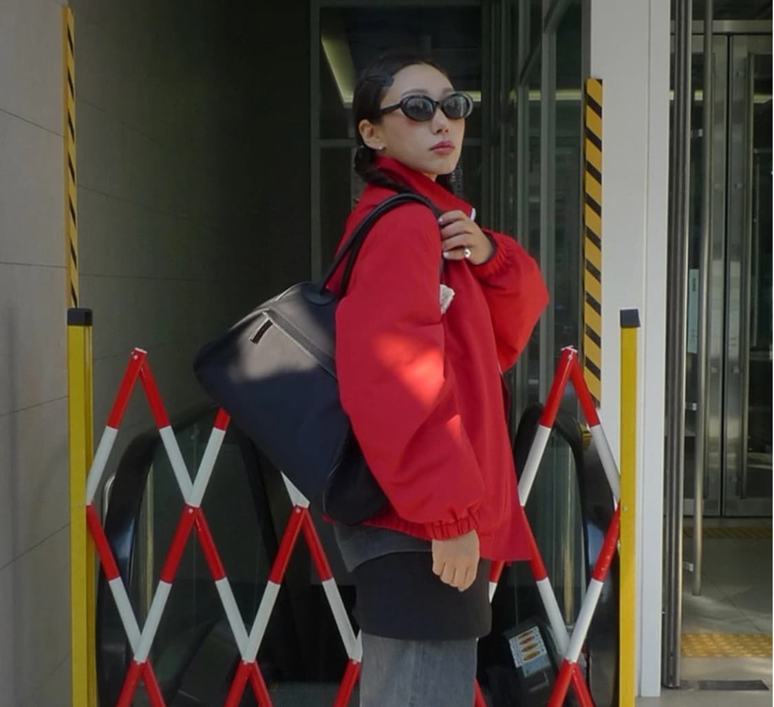 크리스틴프로젝트 two zipper nylon 오리지널 상품이미지6