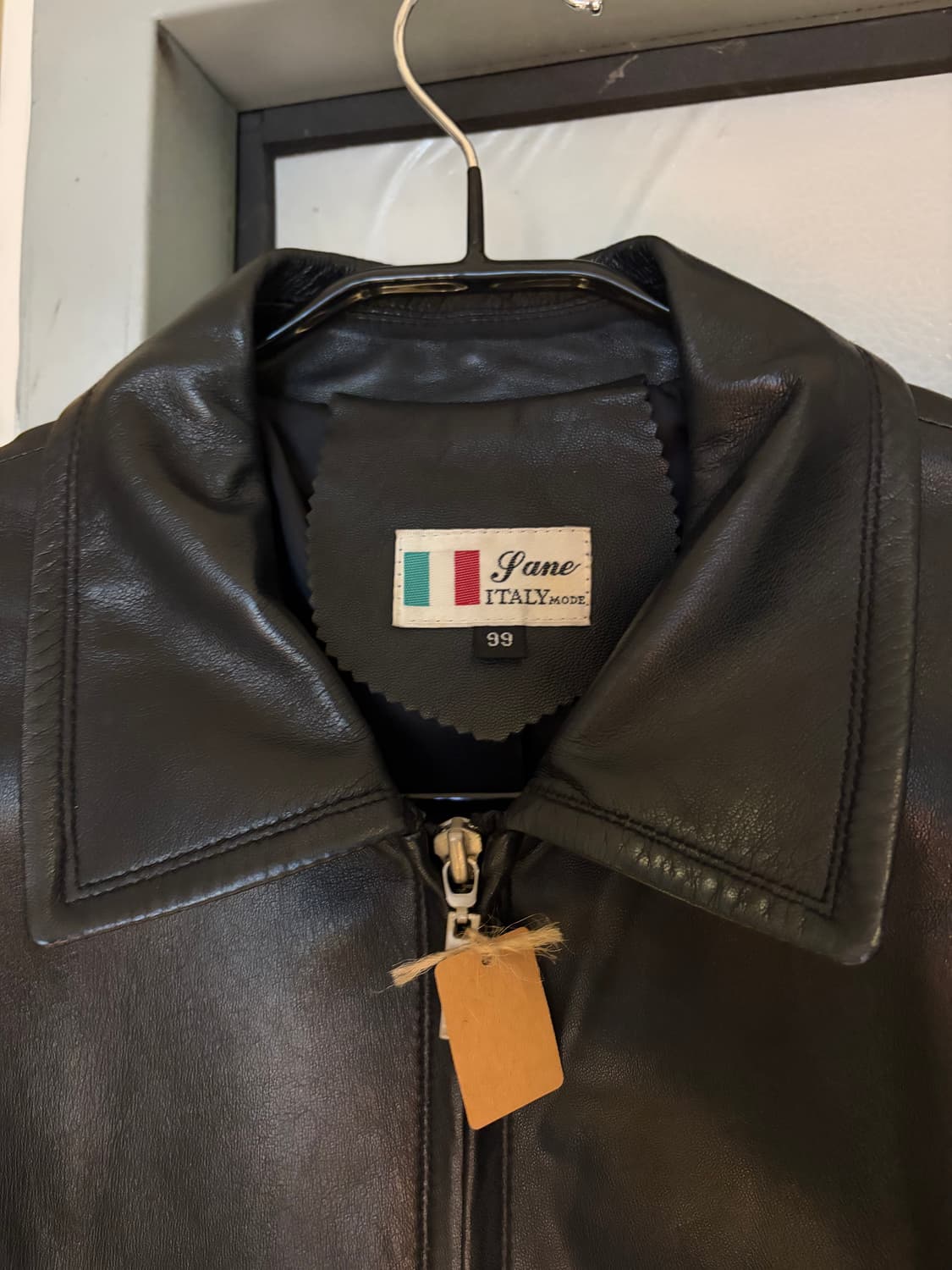 이태리 양가죽 레더 블레이저 상품이미지5