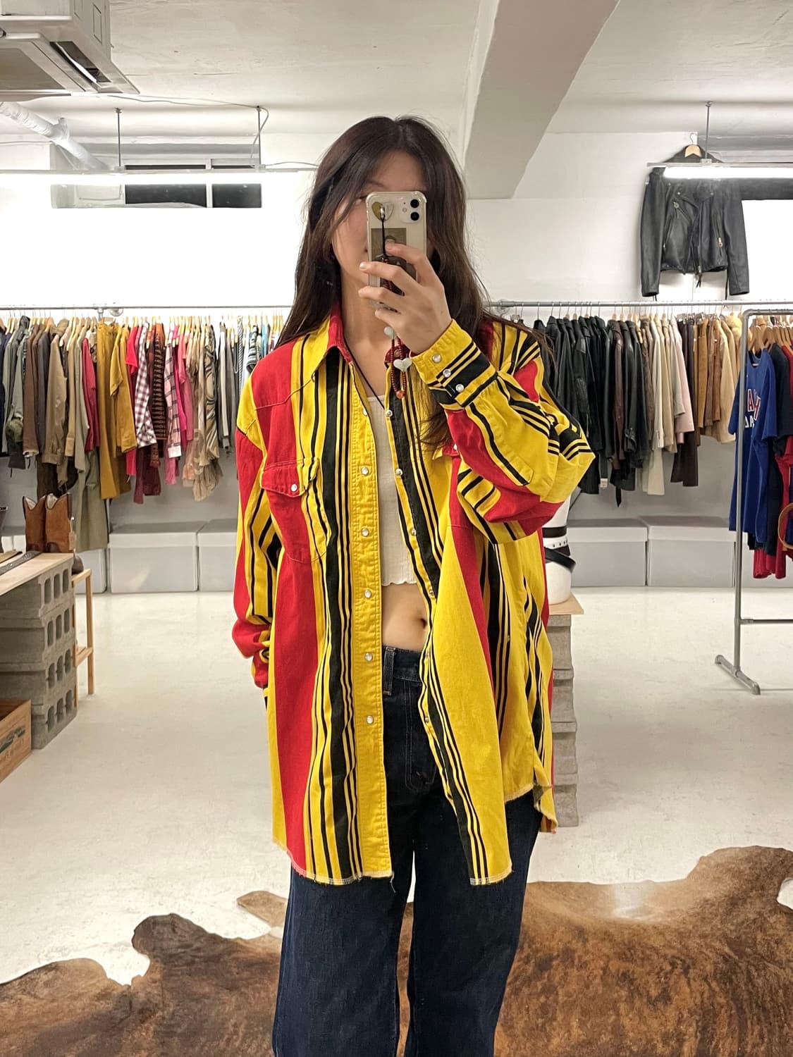 WRANGLER stripe western shirts 랭글러 웨스턴셔츠 상품이미지1