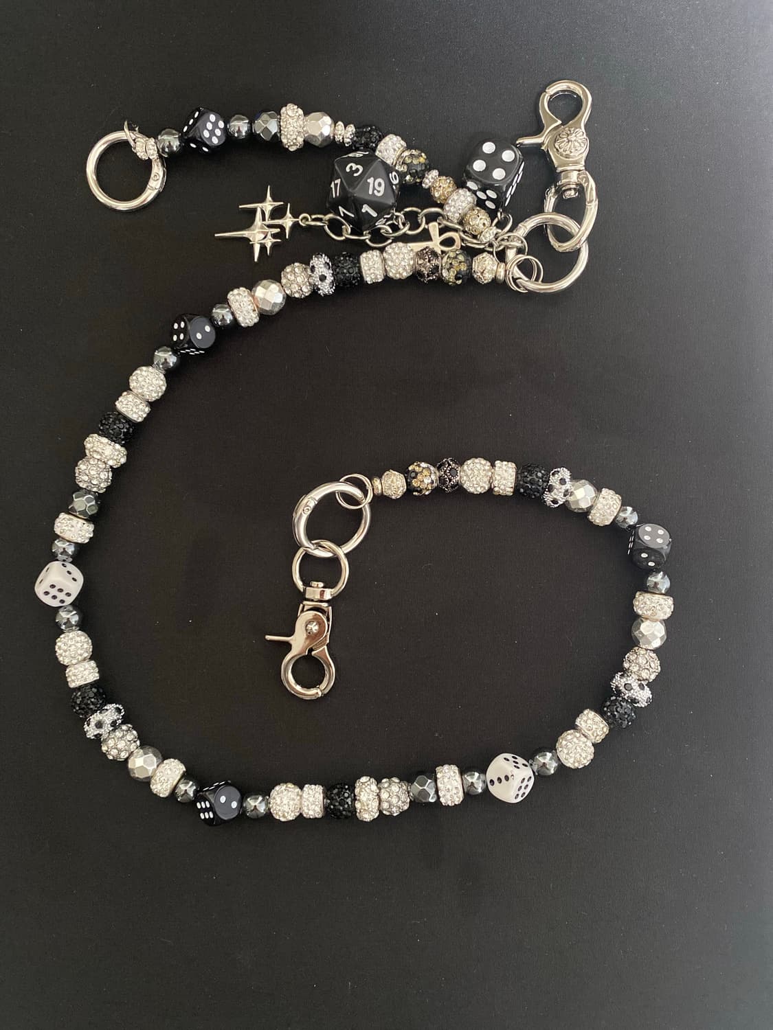 롱&숏 Dice Point 블링 비즈 체인 상품이미지2