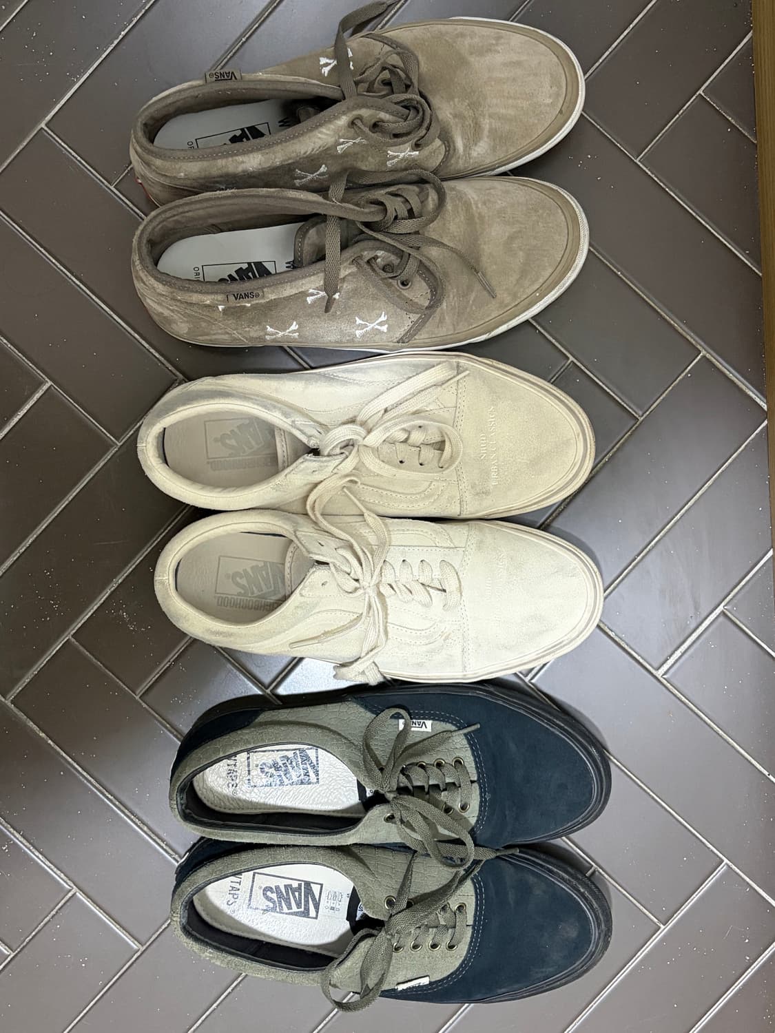 반스 3켤레 일괄 상품이미지1