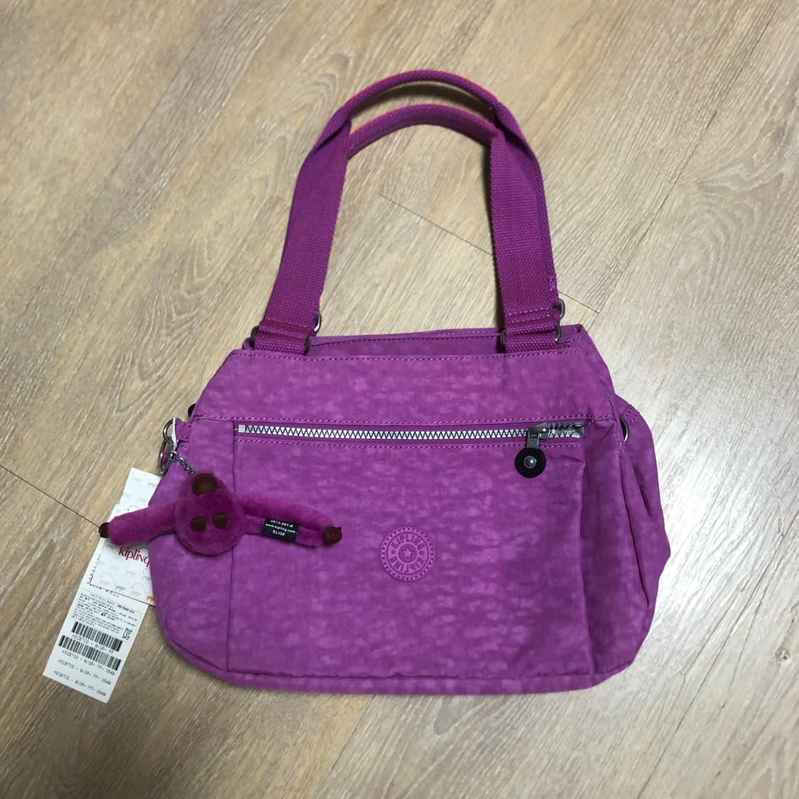 택달린 새상품 키플링 오렐리 가방 숄더백 오키드 마젠타 푸시아핑크 퍼플 상품이미지1